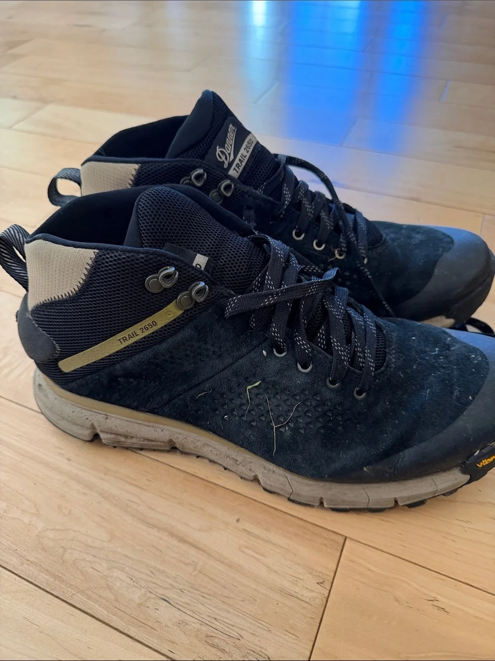 Danner Trail 2650 Men's Dark Blue Hiking Boots with Tan Accent